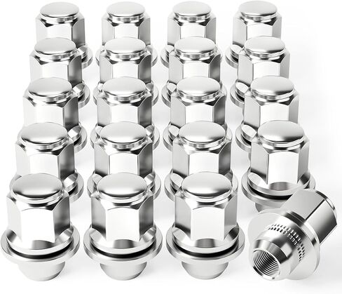 Orion Motor Tech M12x1.5 Lug Nuts,12x1.5mm Wheel Lug Nuts Compatible with Toyota Camry Corolla Highlander RAV4 Tacoma, Honda Accord CR-V Civic Fit, Ford Escape Focus Fusion and More, Set of 20 in Saudi Arabia