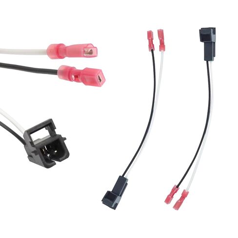 CBR 4 Pack Speaker Harness Replacement Compatible with GM Motors Buick Cadillac Chevy Oldsmobile Front Rear Door Speaker Wiring Harness Adapter 72-4568 - Door Speaker Replacement in Kuwait