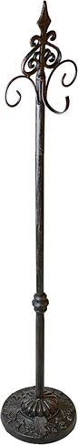Display Stand for Wreath Handbag Purse Adjustable Height Standing Metal Wreath Hanger Holder on Tabletop or Floor(Vintage Gold) in Saudi Arabia