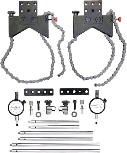 Starrett Shaft Alignment Clamp Only, Black Anodized Aluminum, Heavy-Duty Roller Chain, Fits up to a 7-1/2-inch Diameter Shaft - 668 in Saudi Arabia