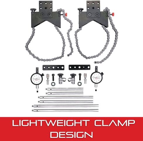 Starrett Shaft Alignment Clamp Only, Black Anodized Aluminum, Heavy-Duty Roller Chain, Fits up to a 7-1/2-inch Diameter Shaft - 668 in Saudi Arabia