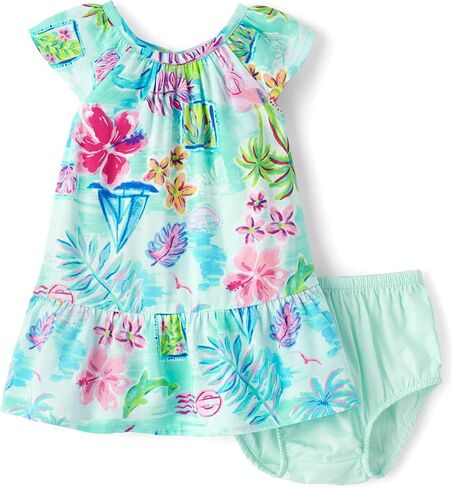 The Children's Place,Baby-Girls,and Toddler Short Sleeve Dressy Dresses,Breeze,9 Months,12 Months in Saudi Arabia