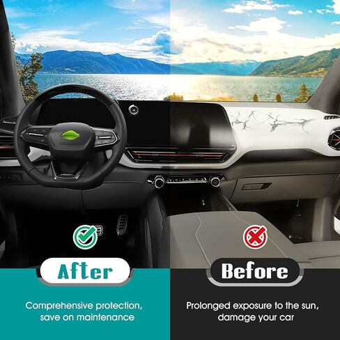 غطاء لوحة أجهزة القياس من FIILINES لسيارة Toyota 4Runner 2003-2009، ملحقات حصيرة لوحة القيادة غطاء لوحة القيادة ظلة شبكة غير قابلة للانزلاق بدون وهج أسود in Kuwait