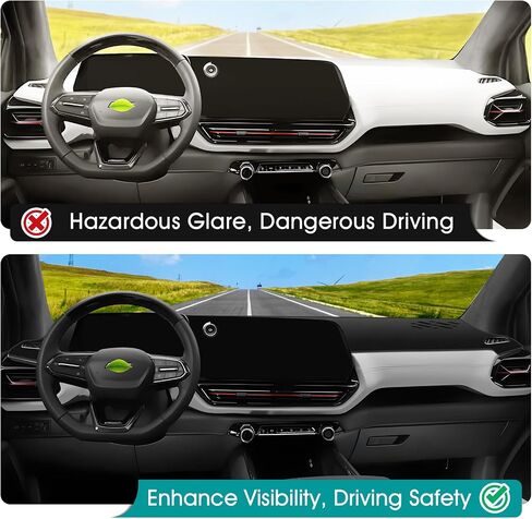 غطاء لوحة أجهزة القياس من FIILINES لسيارة Toyota 4Runner 2003-2009، ملحقات حصيرة لوحة القيادة غطاء لوحة القيادة ظلة شبكة غير قابلة للانزلاق بدون وهج أسود in Kuwait