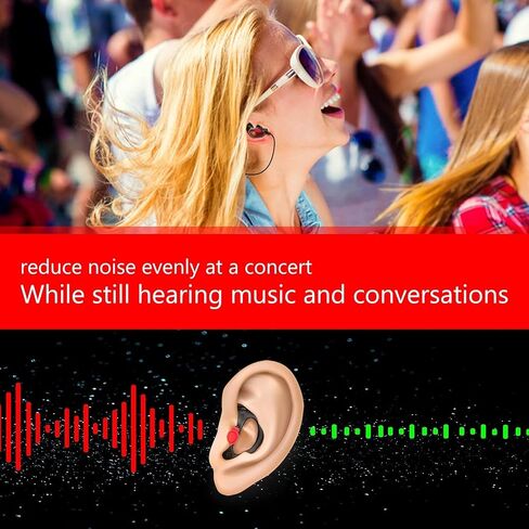 Zeadio Triple Flanged Earpiece, Comfortable Silicone Earmould Earbud Earplug - Black, Medium, Pair of 4 in Saudi Arabia