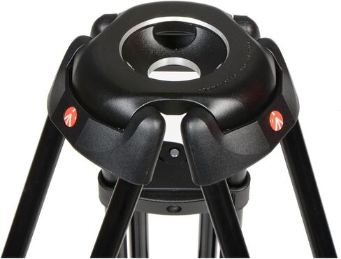 Manfrotto 055 Video Tripod w/502 Video Fluid Head, Carbon Fibre, Professional Heavy Duty Tripod-System, with Levelling Column, Lever Lock, Camera Tripod Stand, for DSLR/Mirrorless Cameras, Camcorders in Saudi Arabia