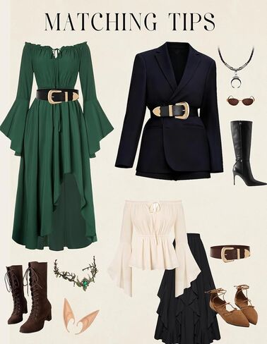 Scarlet Darkness Women Wide Belt Western Embossed Buckle Elastic Waist Belt for Dresses Coats in Saudi Arabia