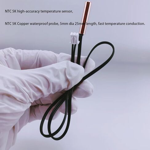 4 PCS 10K NTC Probe 15.7inch ، مستشعر درجة حرارة مكيف الهواء ، مستشعر درجة الحرارة الحساسة للنحاس لمكيف الهواء. in Kuwait