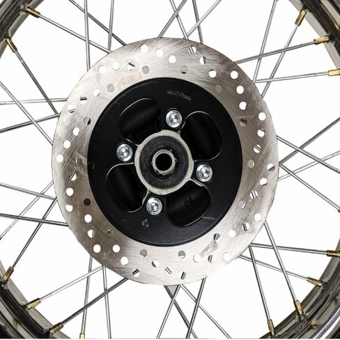 18" Rear Wheel Rim Tire Assembly For Dirt Trail Bike Apollo 250cc DB-36 110/90-18 Includes Brake Rotor and 530 18T Sprocket (DOES NOT FIT HAWK250 or RAVEN250) in Kuwait