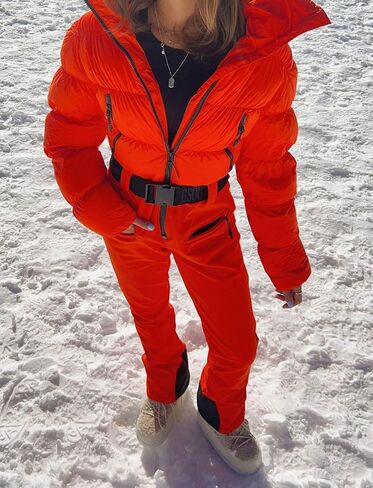 GSOU SNOW WOMENS SKI يناسب قطعة واحدة ثلثية ثلوج مقاومة للماء البلاصة in Kuwait