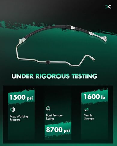 SCITOO Power Steering Hose Pressure Hose Line Assembly Fit For Acura MDX 2007 2008 2009 Replace OE 53713-STX-A01 in Kuwait