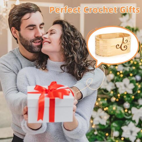 Coopay Extra Large Yarn Bowls for Crocheting, Premium Wood Crochet Bowls for Yarn, 3-Holes Curl Design Knitting Bowl, Wooden Yarn Bowl Crochet Yarn Bowl Holder, Ideal Crochet & Knitting Supplies in Saudi Arabia