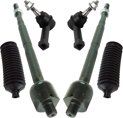 TRQ Front Touring Kit Drag Link Tie Tie Rod Rod Rod Teaching Sleeve Bar متوافق مع 1998-1999 Dodge Ram 2500 Ram 3500 in Kuwait
