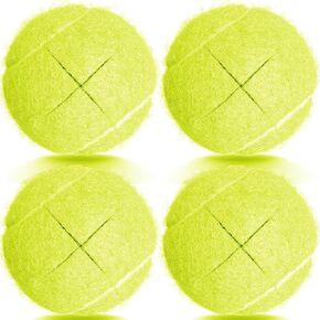 Tennis Balls for Walkers Pre Cut, 4Pcs Walker Tennis Balls Precut Tennis Balls for Walkers Legs, Universal Precut Gilde Balls for Chairs, Desks, Heavy Duty Long Lasting Floor Protection in Saudi Arabia