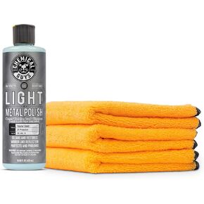 Chemical Guys SPI40916 Light & Heavy Metal Polish Kit, Restore, Protect, and Shine all Metal Surfaces, 2-16 fl oz in Kuwait