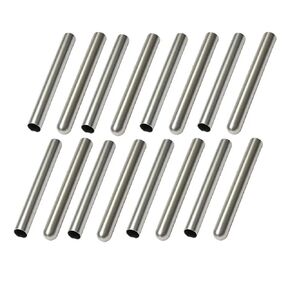 100pcs مساكن الفولاذ المقاوم للصدأ ل PT100 DS18B20 مستشعر درجة الحرارة ، 6 × 50 مم الأنبوب الأنبوب الأنبو in Kuwait