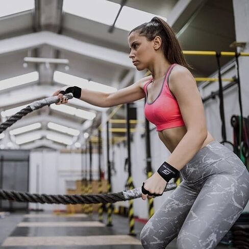 Neoprene Padded Weight Lifting Gloves for Men and Women - Ventilated Wrist Wrap Gloves for Athletes Gym Sessions Cycling Tracking & Sports with Full Palm Protection in Saudi Arabia
