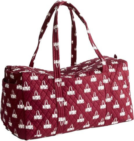 Vera Bradley Premium Cotton Large Original Duffel Bag, Daffodils in Saudi Arabia