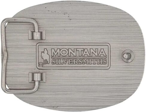 Montana Silversmiths Men's Patriot's Faith Attitude Belt Belt Boxle Gold Size One in Saudi Arabia