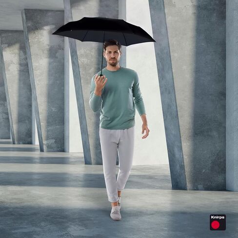 Knirps AS.050 Slim Manual Folding Rain Umbrella in Violet– 38" Lightweight Fiberglass 6-Rib Pocket Canopy, Ultra-Compact 6.7oz Travel Size Design, Durable Steel Frame, Travel Case Included in Kuwait