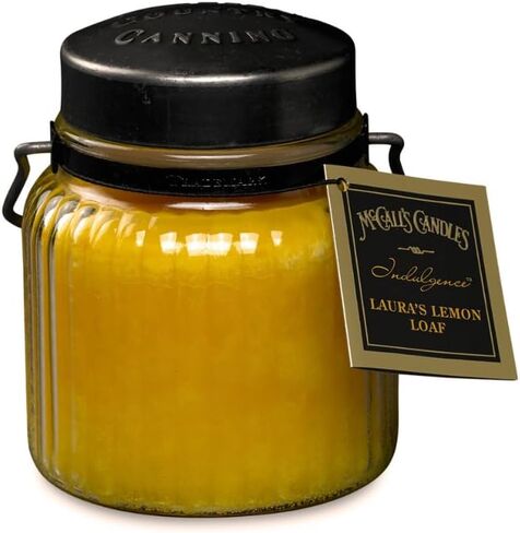 McCall’s Candles | Make A Wish | 18 oz Scented Candle | Indulgence Collection | Double-Wick | Grooved Jar | Poured in USA | Dreamy Citrus Floral Vanilla Fragrance in Saudi Arabia