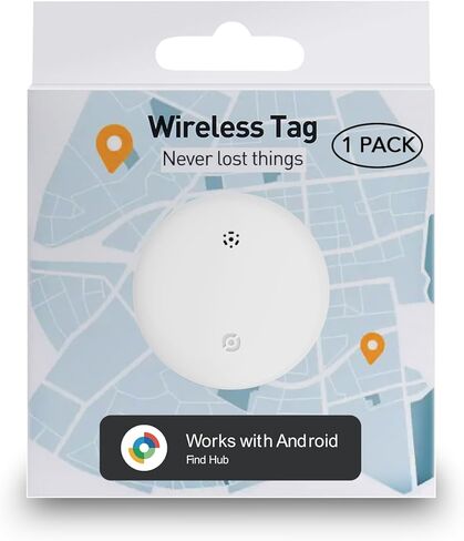 Android Smart Bluetooth Tracker (2025) Compatible AirTag with Google Find My Device, Air Tracker Tags for Android, Key Finder GPS Item Locator for Keys, Bags, Luggage, IP67 Waterproof, Blue, 2 Pack in Saudi Arabia
