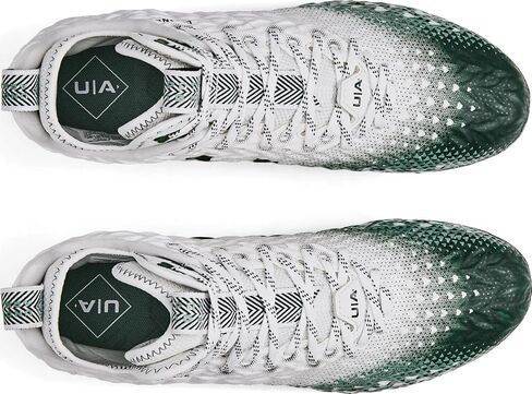 Under Armour Spotlight Clone 3.0 MC Mens Football Cleats White-Forest Green in Saudi Arabia