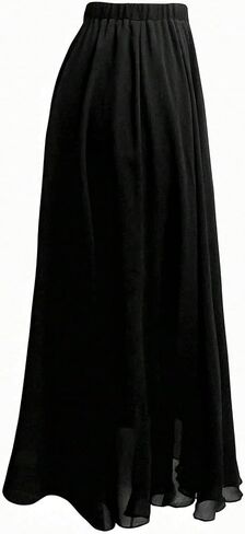 تنورة طباعة الفهد للنساء فيردوسا y2k goth عالي الخصر متدفق تنانير طويلة in Saudi Arabia