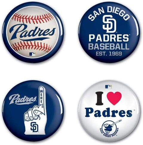 Wincraft MLB Round Button (4 Pack) in Kuwait