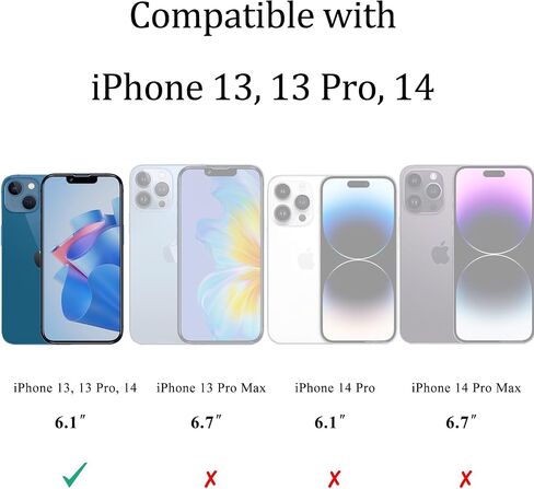 KAREEN 2 Pack Designed for iPhone 13, iPhone 13 Pro Screen Protector Tempered Glass Flim, Anti-Scratch, Bubble Free, Case Friendly in Saudi Arabia