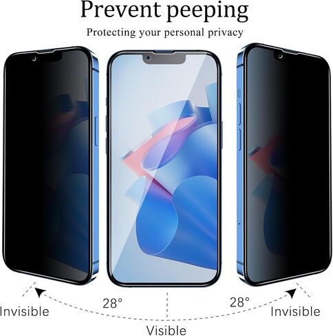 KAREEN 2 Pack Designed for iPhone 13, iPhone 13 Pro Screen Protector Tempered Glass Flim, Anti-Scratch, Bubble Free, Case Friendly in Saudi Arabia