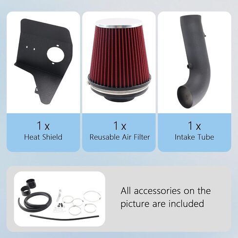 Cold Air Intake Compatible With 2013 2014 2015 2016 Chevy GMC 6.6L LML Duramax Diesel in Saudi Arabia