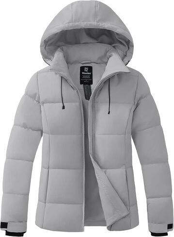 wantdo Women's Recycled Winter Coat Waterproof Puffer Jackets With Hood in Saudi Arabia