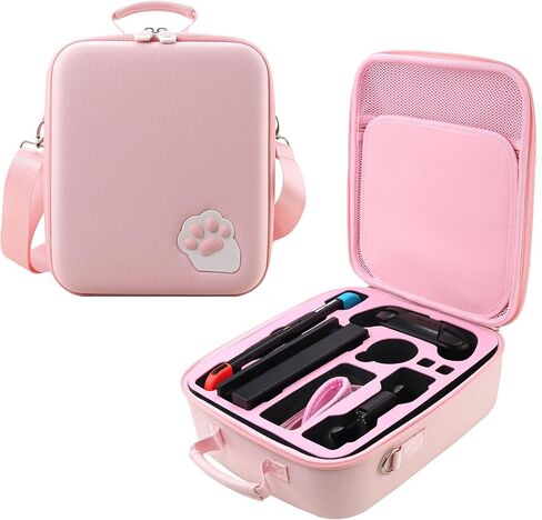 Large Capacity Carrying Case for Nintendo Switch 2 Model 2025 - Portable Deluxe Hard Shell Travel Bag with 21 Game Card Slots for Switch Console, Pro Controller & Accessories in Kuwait