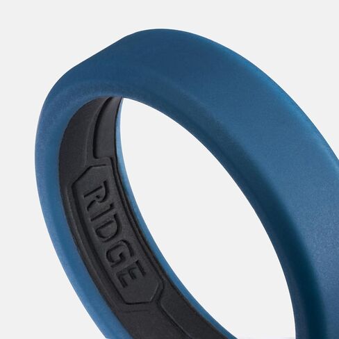 The Ridge 6mm Beveled Silicone Ring Set - Basecamp Orange - 10 in Saudi Arabia