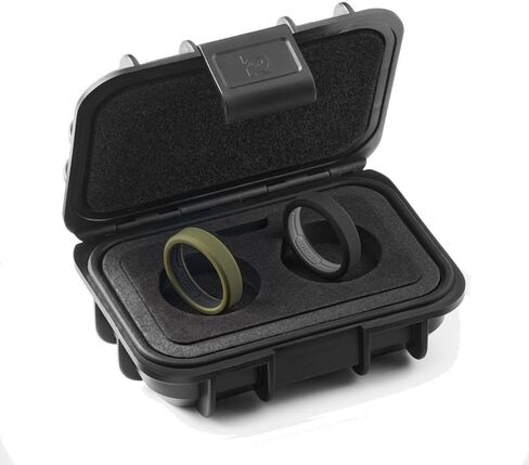 The Ridge 6mm Beveled Silicone Ring Set - Basecamp Orange - 10 in Saudi Arabia