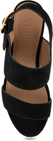 Aerosoles Women's Camera Heeled Sandal, Natural Cork, 9.5 in Kuwait