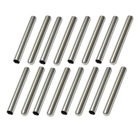 100pcs مساكن الفولاذ المقاوم للصدأ ل PT100 DS18B20 مستشعر درجة الحرارة ، 6 × 50 مم الأنبوب الأنبوب الأنبو in Kuwait