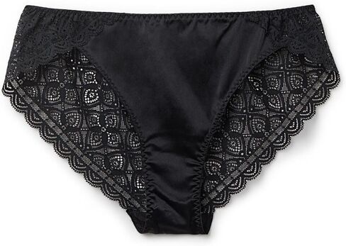 Woman's Lace and Silk Bikini Briefs in Kuwait