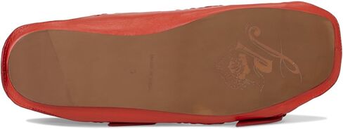 Women's Blossom Buckle Sandal Flat, Black Leather, 9.5 in Saudi Arabia