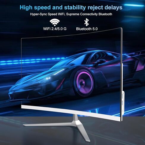 All-in-One Desktop Computer 23.8 Inch FHD Curved Display Celeron N100 (Up to 3.4GHz) All-in-One PC 8GB RAM 512GB SSD Win 11 Pro WiFi 5 Bluetooth 5.1 HDMI Desktop Computer with Wired Keyboard & Mouse in Kuwait