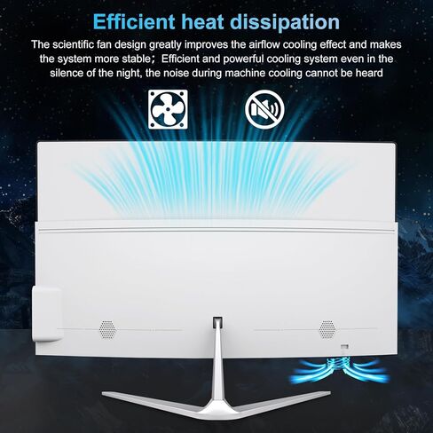 All-in-One Desktop Computer 23.8 Inch FHD Curved Display Celeron N100 (Up to 3.4GHz) All-in-One PC 8GB RAM 512GB SSD Win 11 Pro WiFi 5 Bluetooth 5.1 HDMI Desktop Computer with Wired Keyboard & Mouse in Kuwait