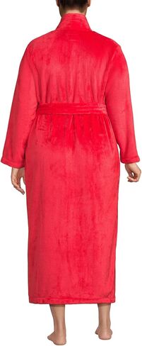 Lands' End Women's Cozy Plush Long Wrap Robe in Saudi Arabia