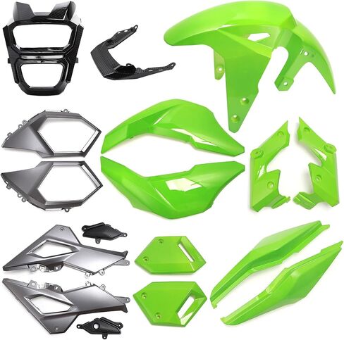 Mokuo Motorcycle Fairing Kit in ABS Material Compatible with Honda Grom Msx 125 SF 2017-2020, Purple Color with Chromatic Effect in Kuwait
