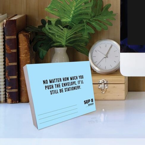 Willow Creek Press Pun Intended Daily 2025 Box/Desk Calendar (5.86" x 4.72") in Saudi Arabia