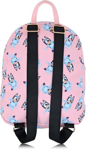 Fast Forward Bluey Backpack for Boys, Girls, Women, Men, Unisex | Cute PU Leather 10" Bluey Mini Backpack Purse Shoulder Purse | Bluey Bag and Bluey Accessories in Saudi Arabia