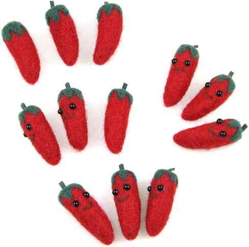 Wool Felt Vegetables Artificial Plants Home Decoration DIY Accessories (Mix Styles) in Saudi Arabia