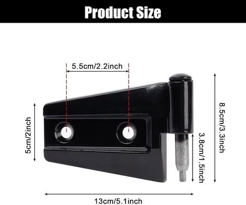 4 Door Hinge Assembly Kits for Jeep Wrangler JK JKU Unlimited 2007-2018, Inner & Outer Door Hinge Sets 16PCS with 32 Screws in Saudi Arabia