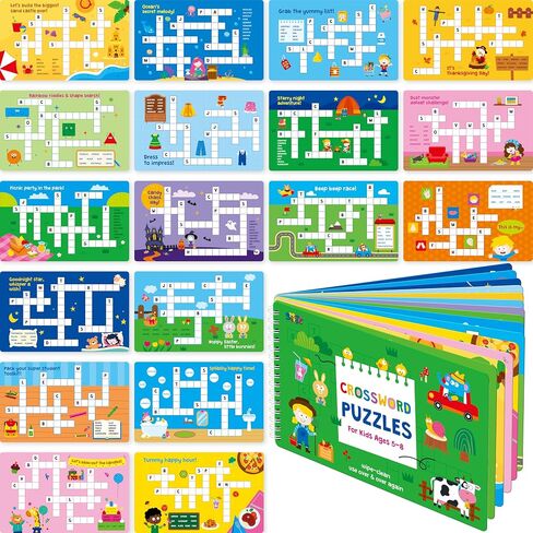 31 Dry Erase Activities Book, Reusable & Erasable Game Pad, Explore and Find, Maze Matching TIC-TAC-Toe Dot to Dot Words Interesting Educational Toy and Learning Tool for Road Trip Airplane Travel in Kuwait
