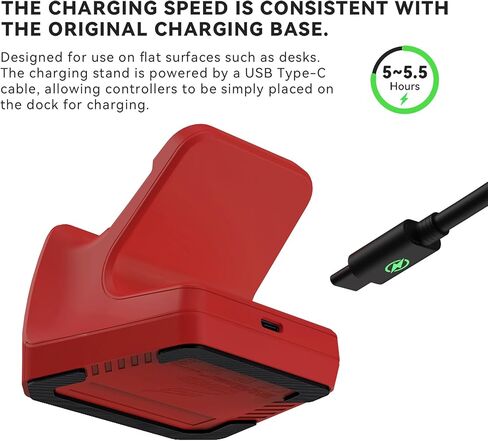 Dock Station Dock لوحدة التحكم في Xbox Elite Series 2 ، Charger Stand for Xbox Elite Series 2 Core Controller مع كابل الشحن من النوع C - Hyper Blue in Kuwait